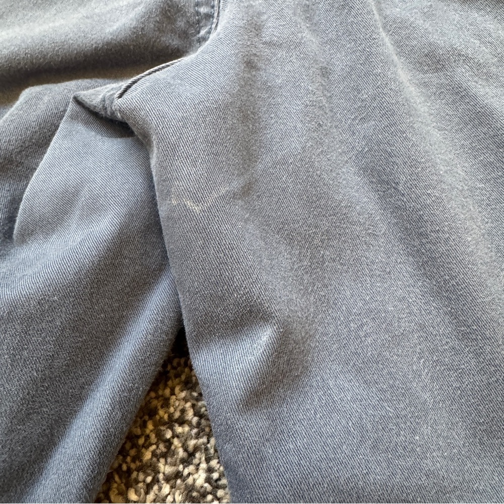 ATHLETA Blue Organic Cotton Blend Boulder Cargo Zipper Ankle Pants Size 6 - Picture 12 of 12